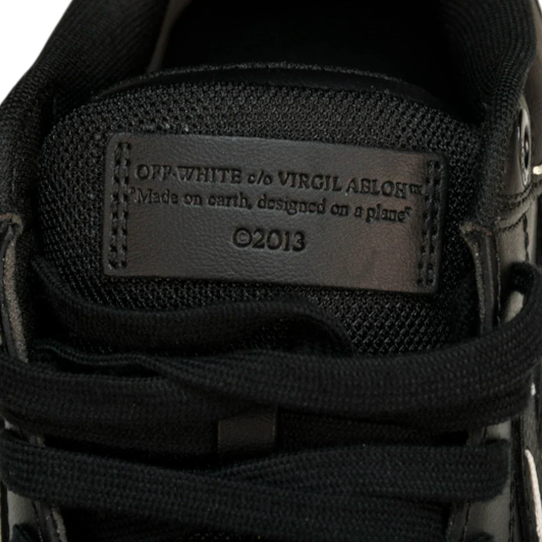 Off-White Out Of Office Low Top - Sartorial Stitch 'Black'