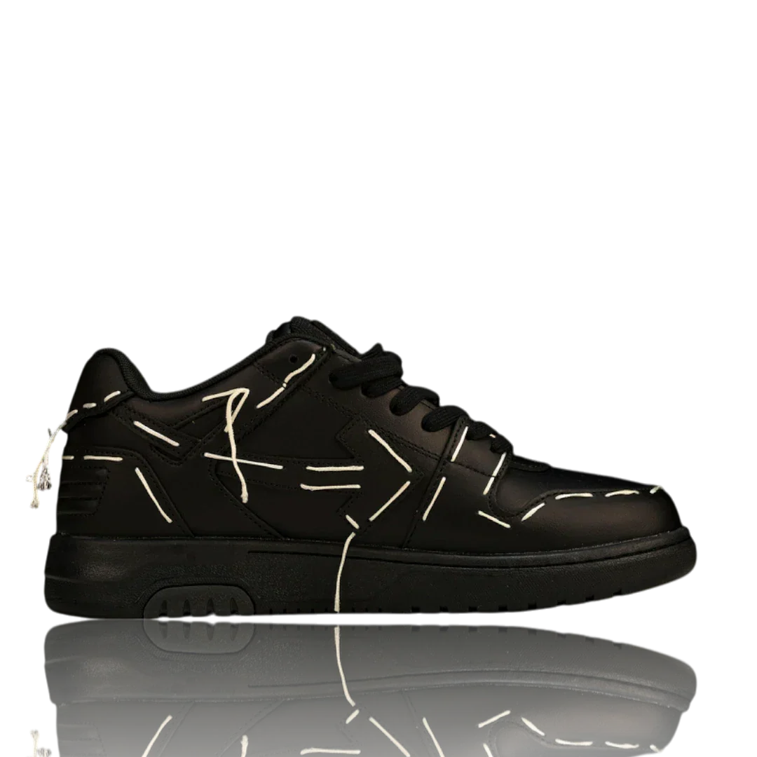 Off-White Out Of Office Low Top - Sartorial Stitch 'Black'