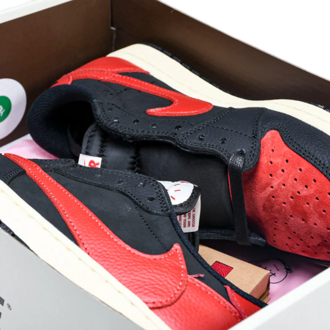 (Unreleased) Travis Scott x AJ1 Retro Low 'Black Red'