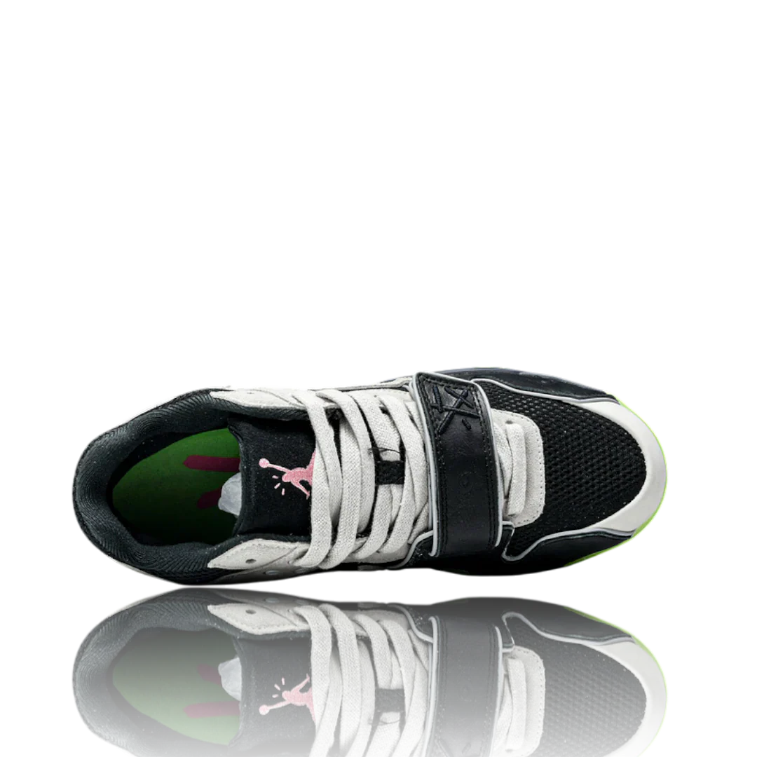 Travis Scott x Chase B Jumpmn Jack TR 'Black Night Silver'