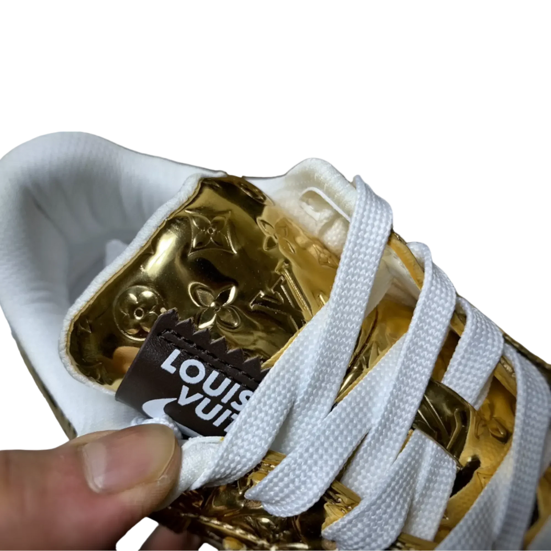 Louis Vuittоп x AF1 By Virgil Abloh 'Metallic Gold'