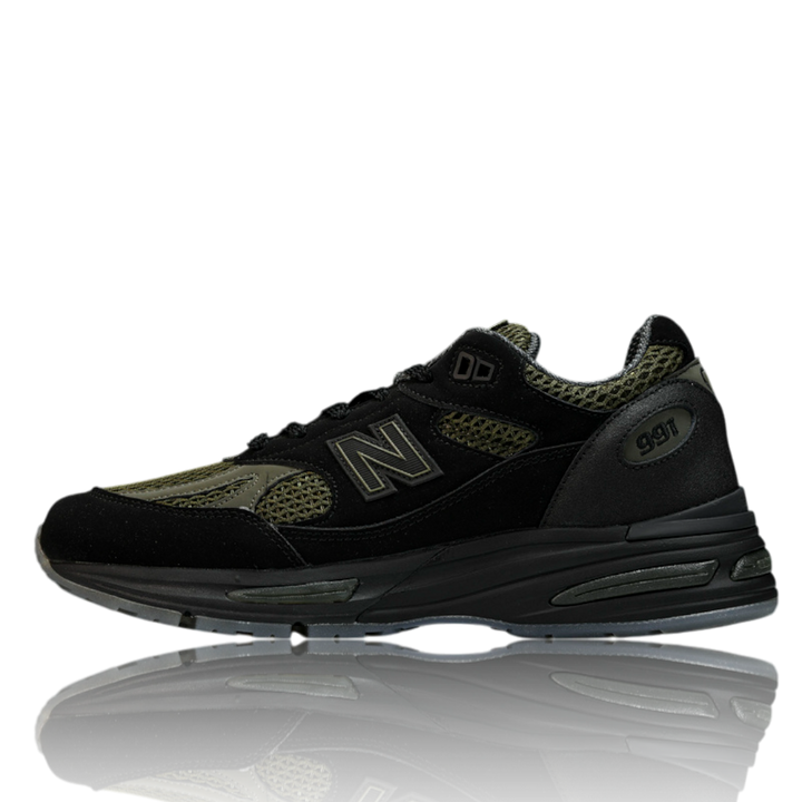NB 991v2 MiUK x Stone Island 'Black Olive'