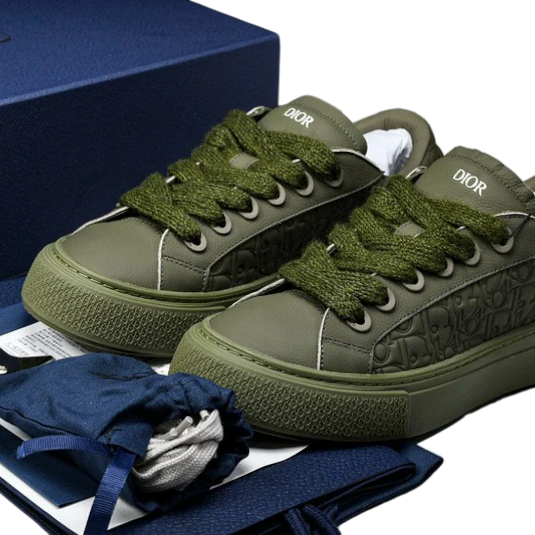 Dlor B33 Gravity Leather 'Oblique Triple Khaki'