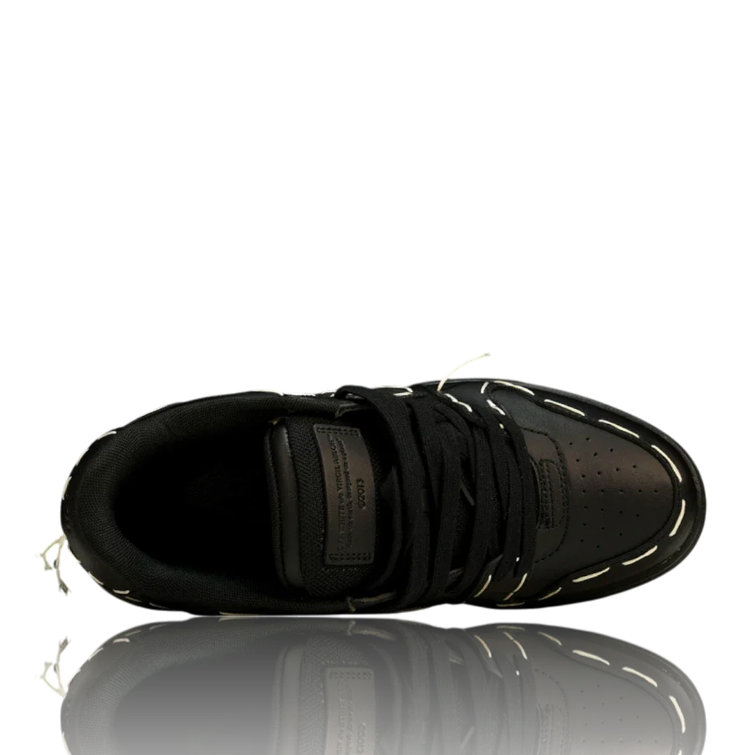 Off-White Out Of Office Low Top - Sartorial Stitch 'Black'