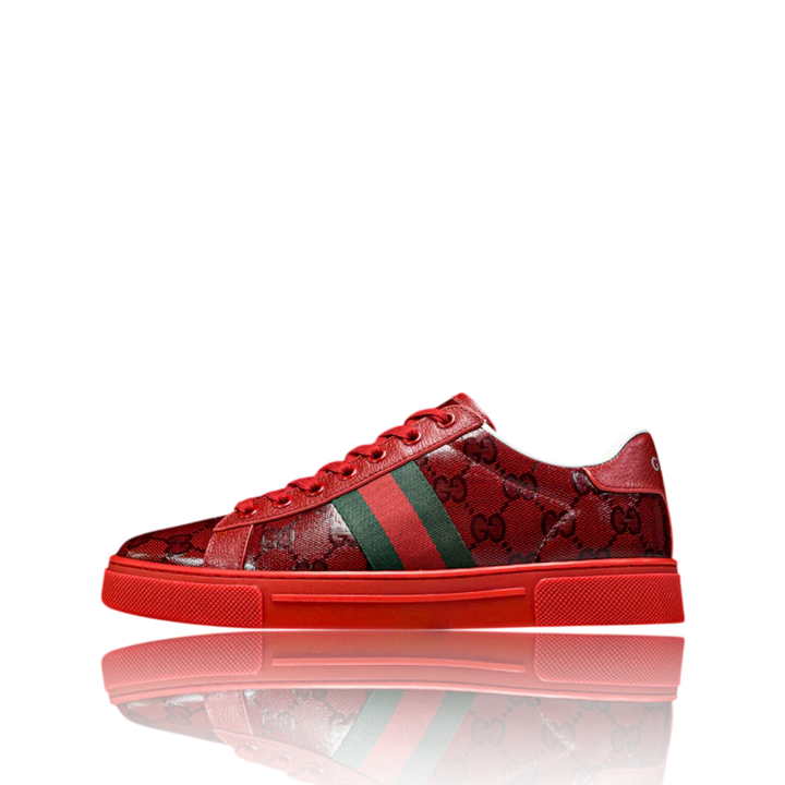 Guссi Ace Web 'Red Monogram'