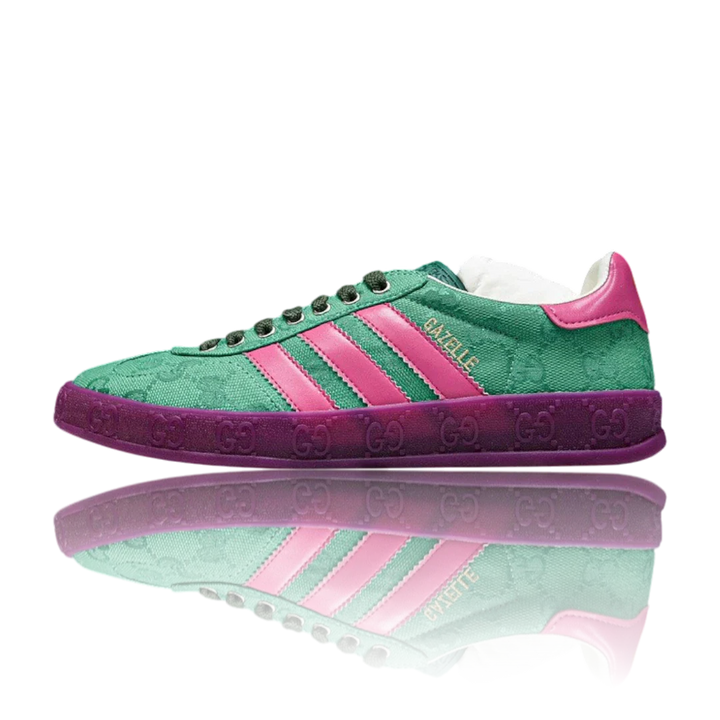Guссi x Gazelle 'Green GG Monogram'