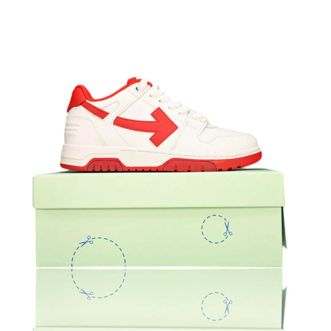 Off-White Out Of Office Low Top 'Red White'