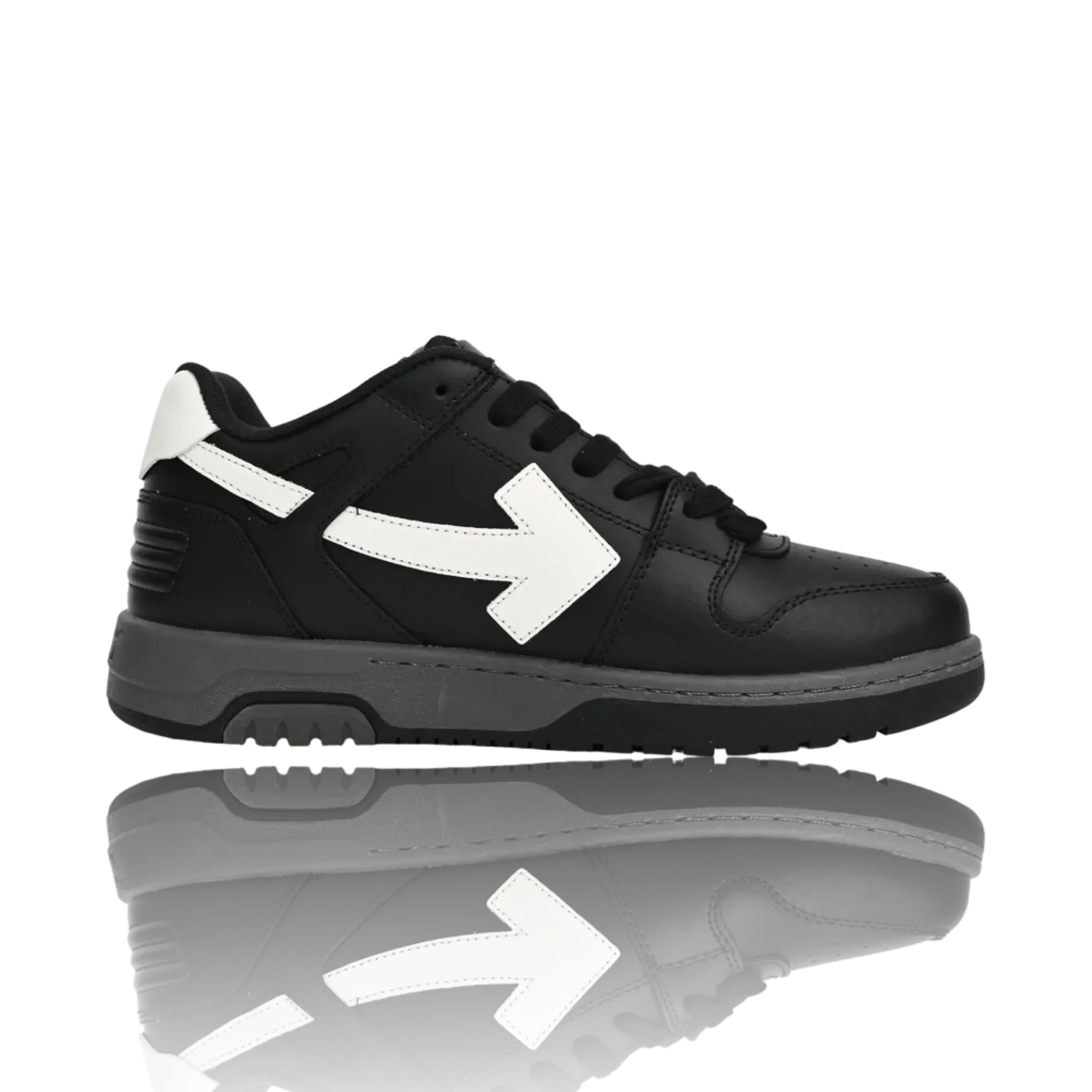 Off-White Out Of Office Low Top 'Black White'