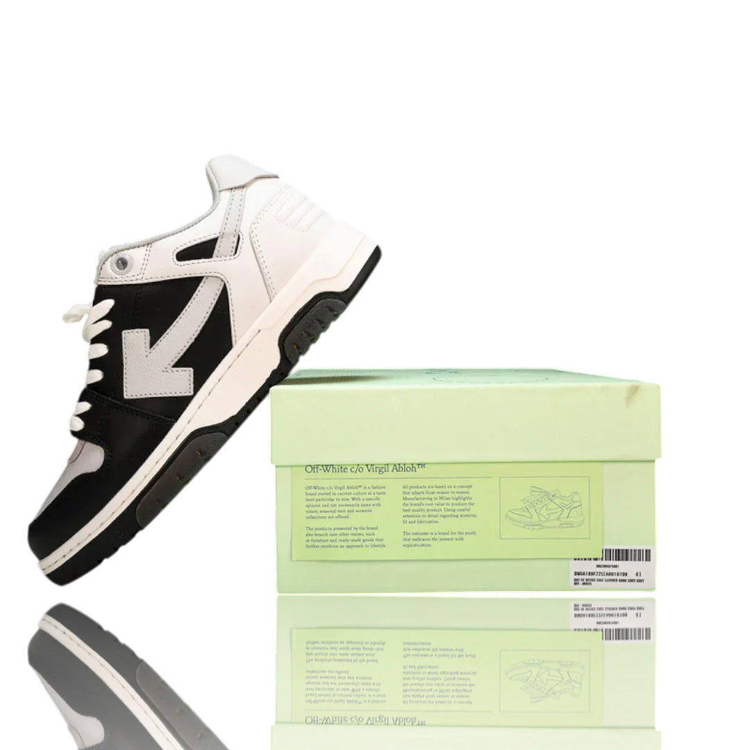 Off-White Out Of Office Low Top 'Light Grey Black'