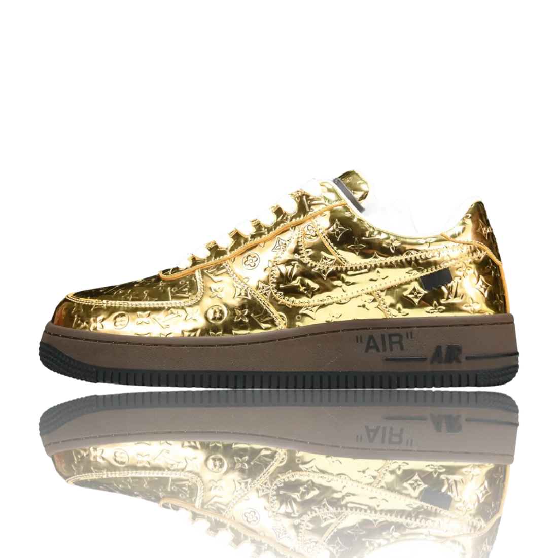 Louis Vuittоп x AF1 By Virgil Abloh 'Metallic Gold'