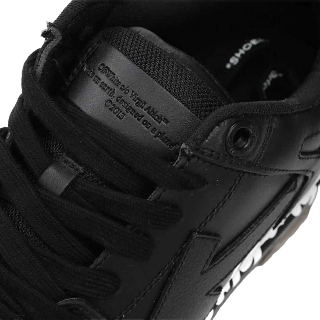 Off-White Out Of Office Low Top 'For Walking' Black White