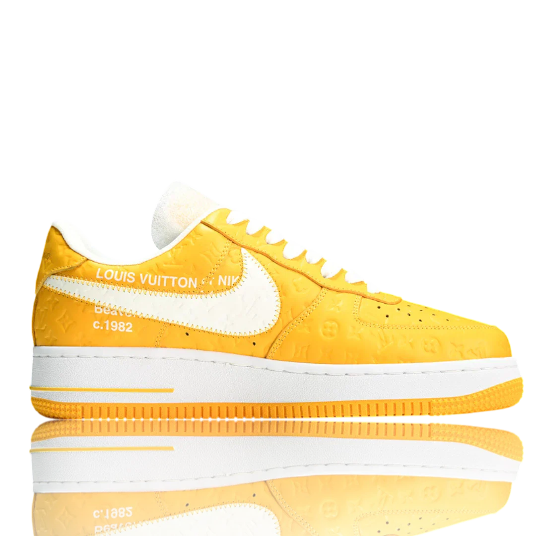 Louis Vuittоп x AF1 By Virgil Abloh 'White Yellow'