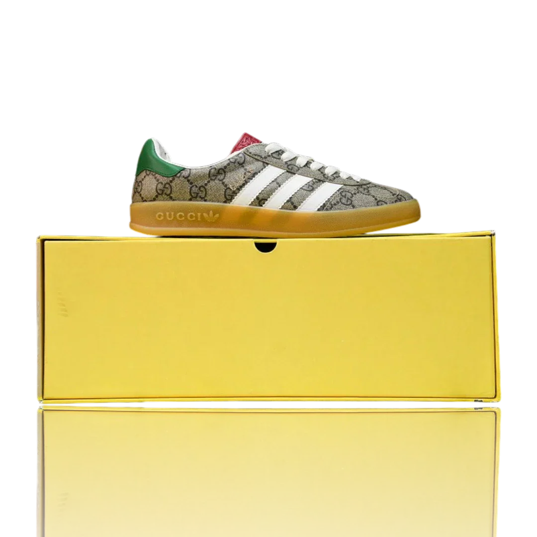 Guссi x Gazelle 'Beige GG Monogram'