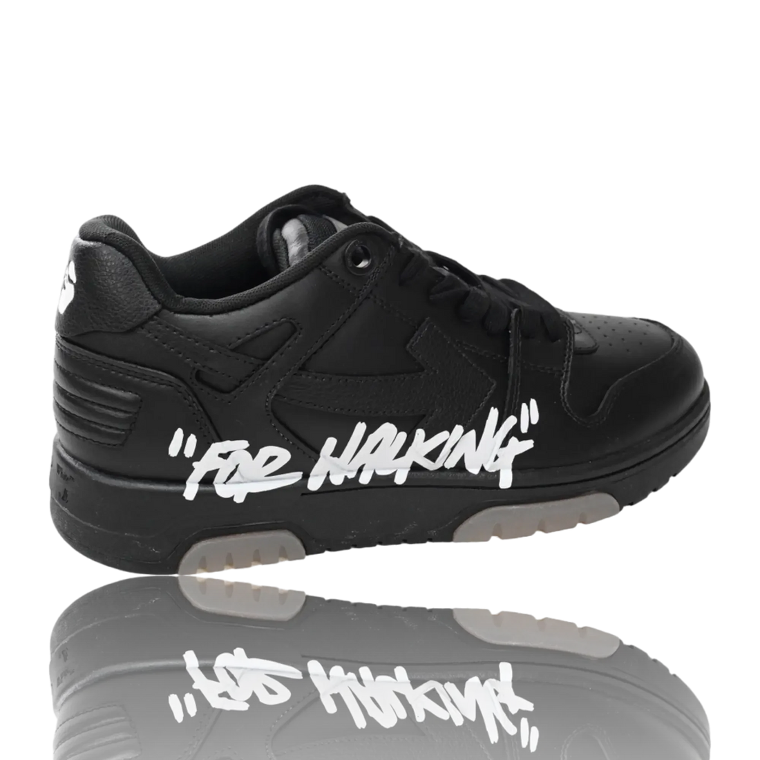 Off-White Out Of Office Low Top 'For Walking' Black White