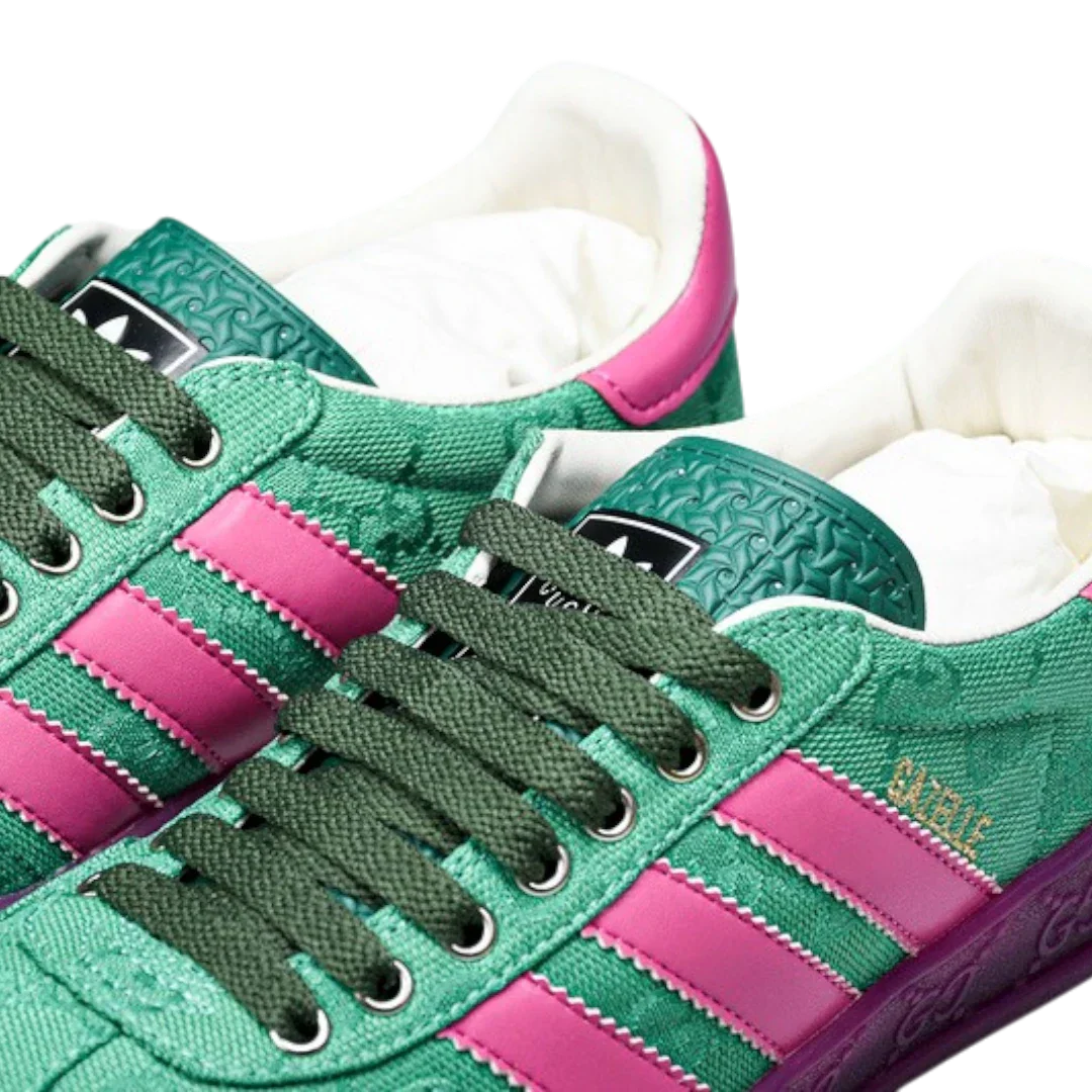 Guссi x Gazelle 'Green GG Monogram'