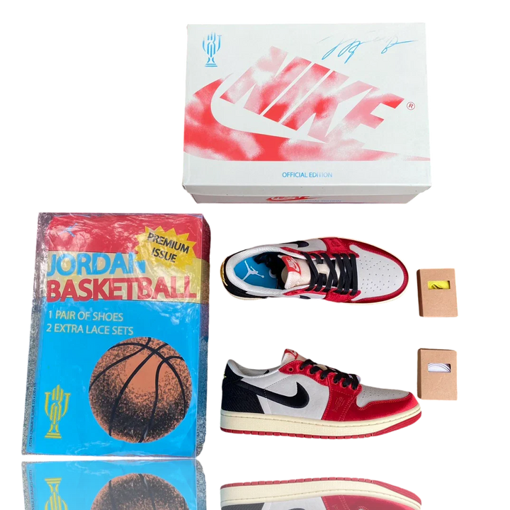 AJ1 Retro Low OG x Trophy Room 'Rookie Card' Away