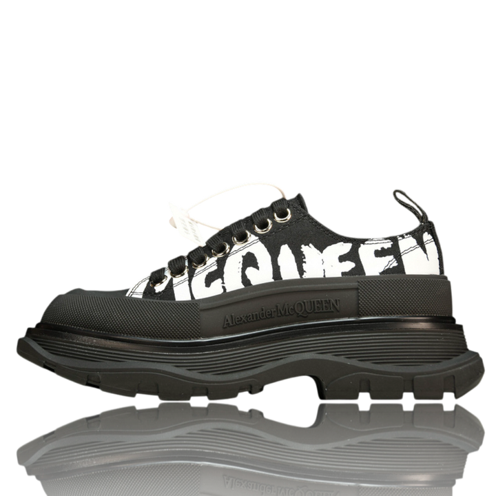 McQueen Tread Slick Low  Graffiti 'Black'
