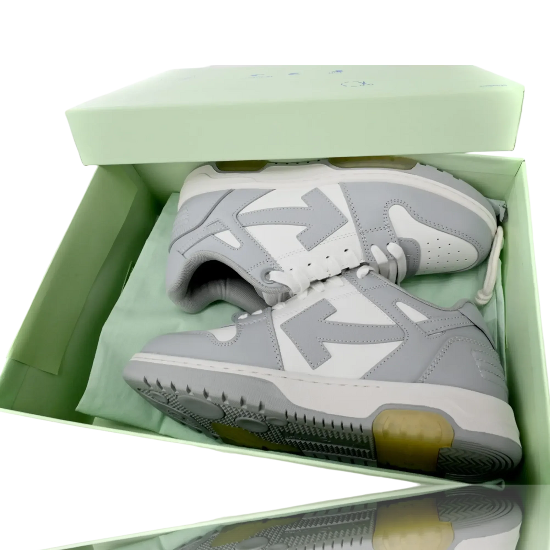 Off-White Out Of Office Low Top 'Grey White'