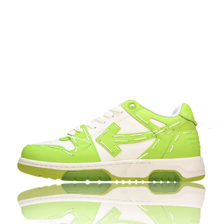 Off-White Out Of Office Low Top - Sartorial Stitch 'Green White'