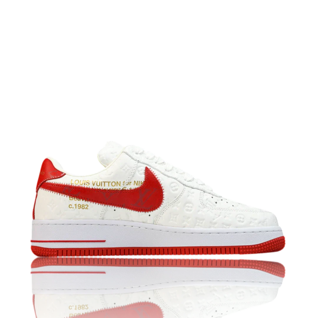 Louis Vuittоп x AF1 By Virgil Abloh 'White Red'