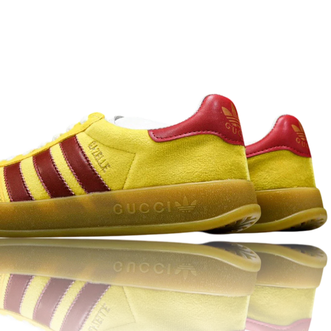 Guссi x Gazelle 'Yellow Velvet'