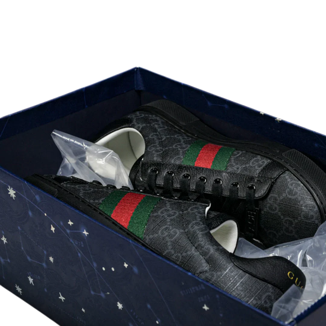 Guссi Ace Web Monogram 'Black'