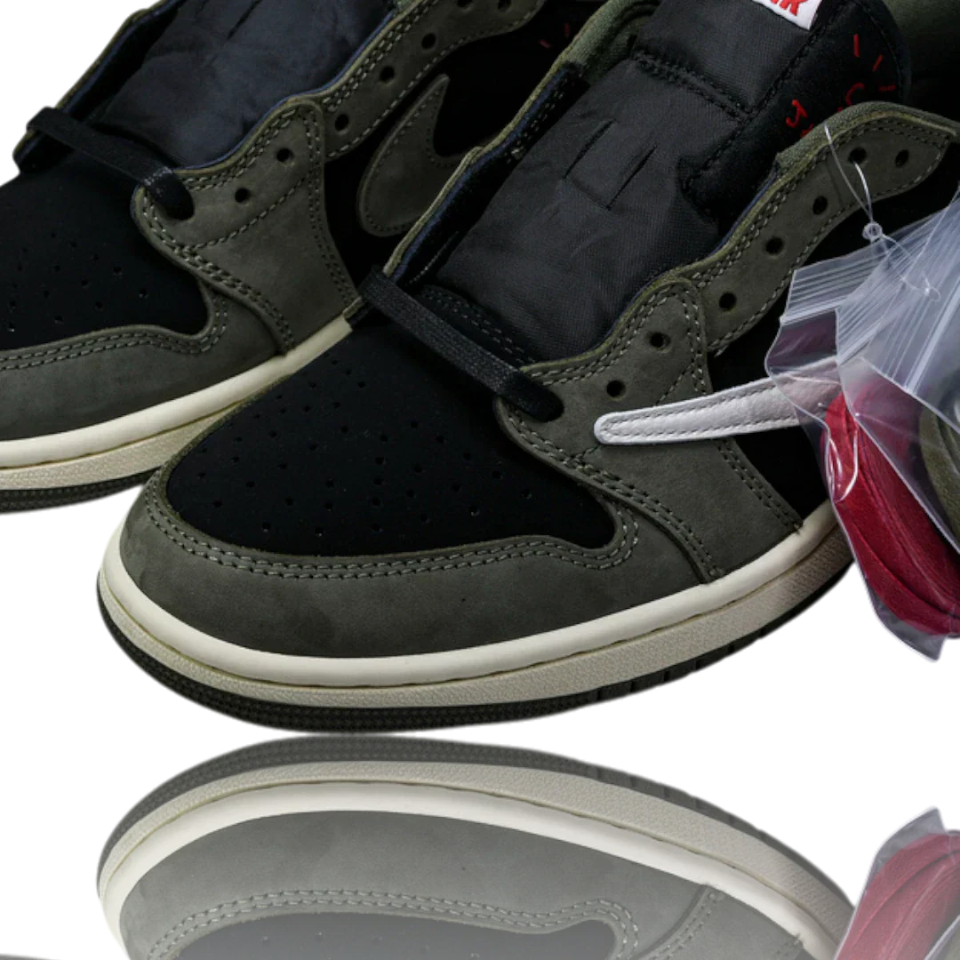 Travis Scott x AJ1 Low OG 'Black Olive'