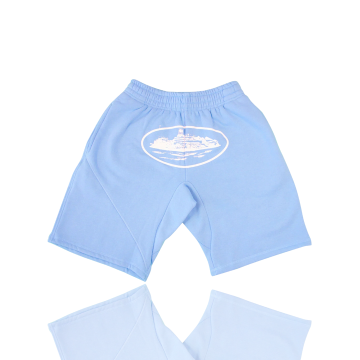 Corteiz Sky Blue Alcatraz Shorts