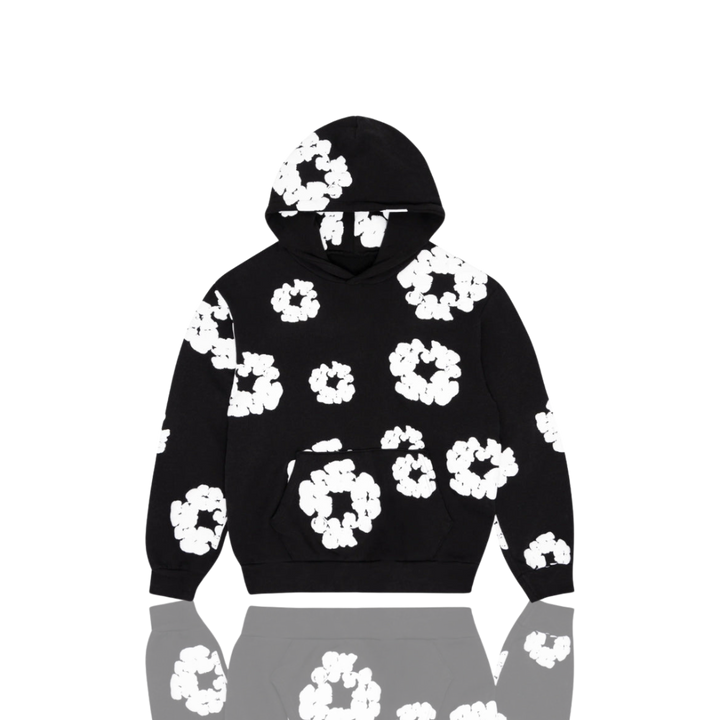 Denim Tears Black ‘The Cotton Wreath’ Hoodie