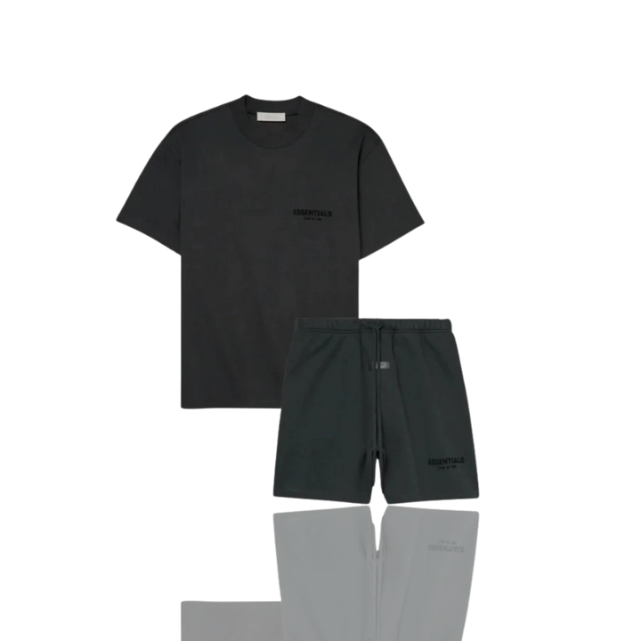 Essentials Black SS22 Short Set