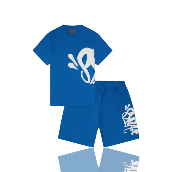 Syna World Team Logo Blue Twin Set