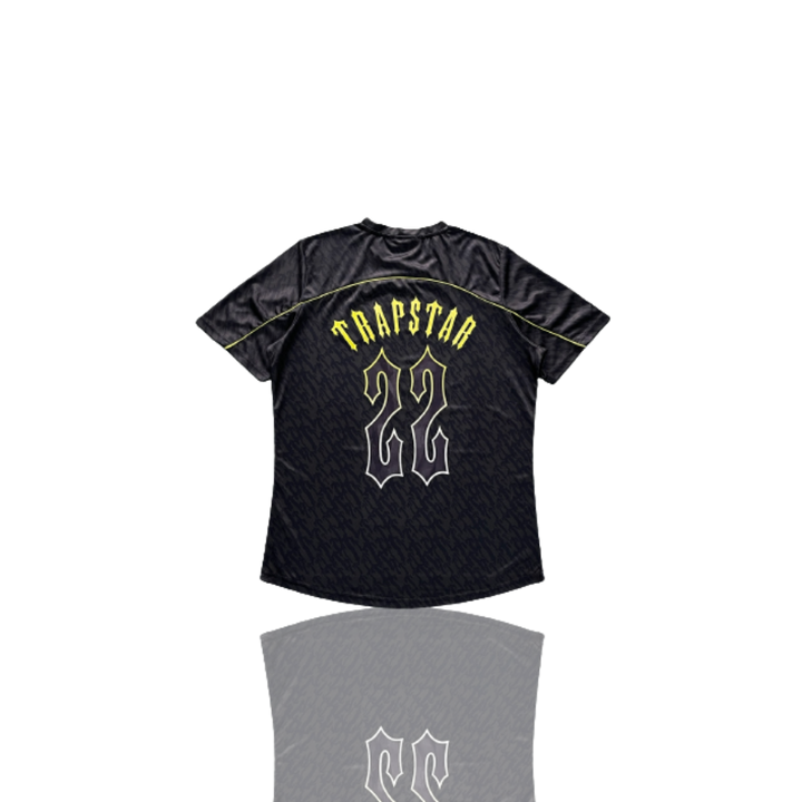 Trapstar Black & Lime T Football Jersey