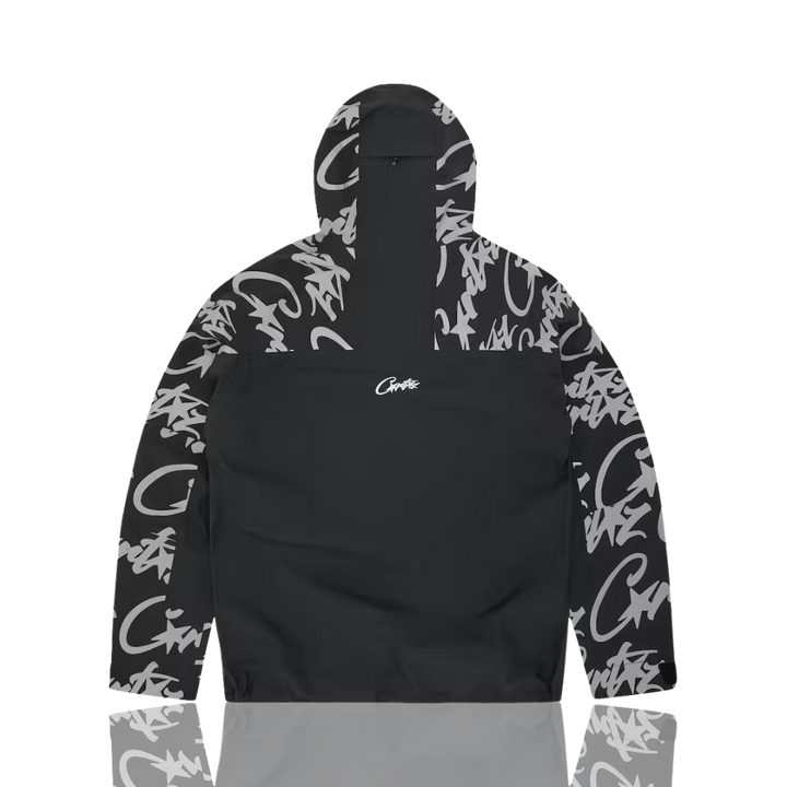 Corteiz Black Elitework Shell Jacket