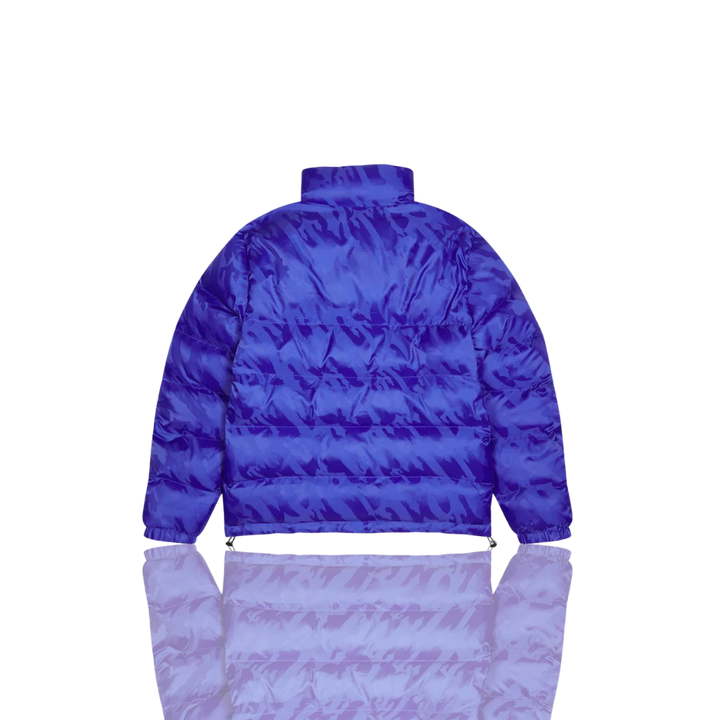 Trapstar Dazzling Blue Jacquard Puffer