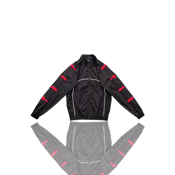Trapstar Red & Black Irongate 2.0 Shell Tracksuit