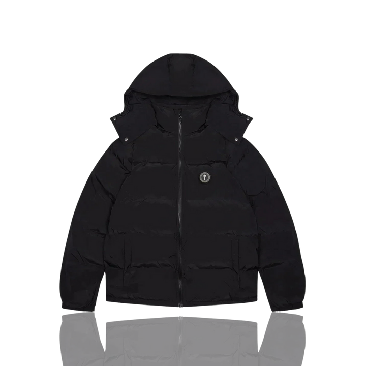 Trapstar Black Irongate Hooded Puffer
