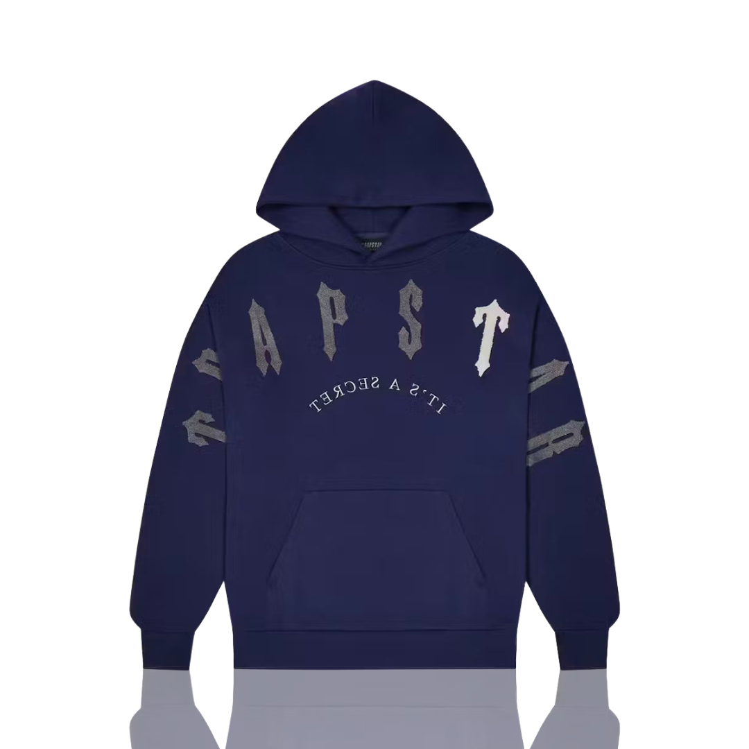 Trapstar Navy Irongate Arch Chenille 2.0 Tracksuit