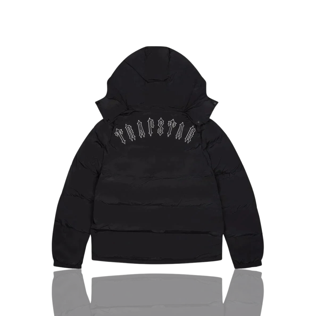 Trapstar Black Irongate Hooded Puffer