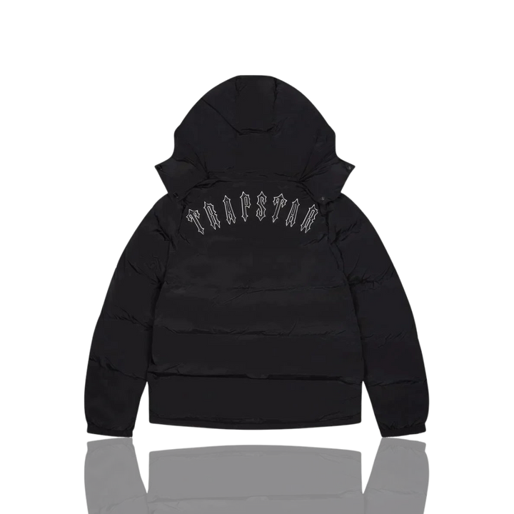 Trapstar Black Irongate Hooded Puffer