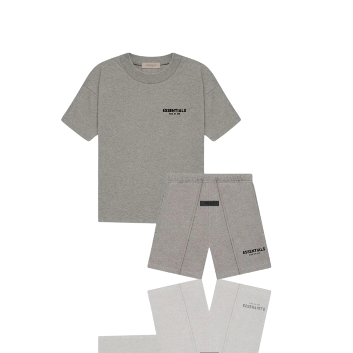 Essentials Dark Oatmeal SS22 Short Set
