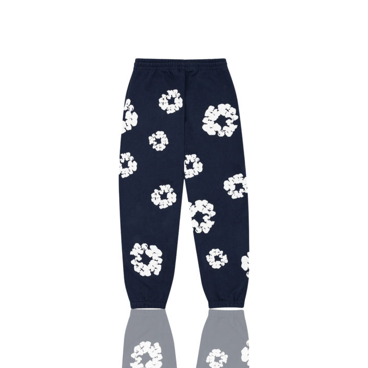 Denim Tears Navy ‘The Cotton Wreath’ Sweatpants