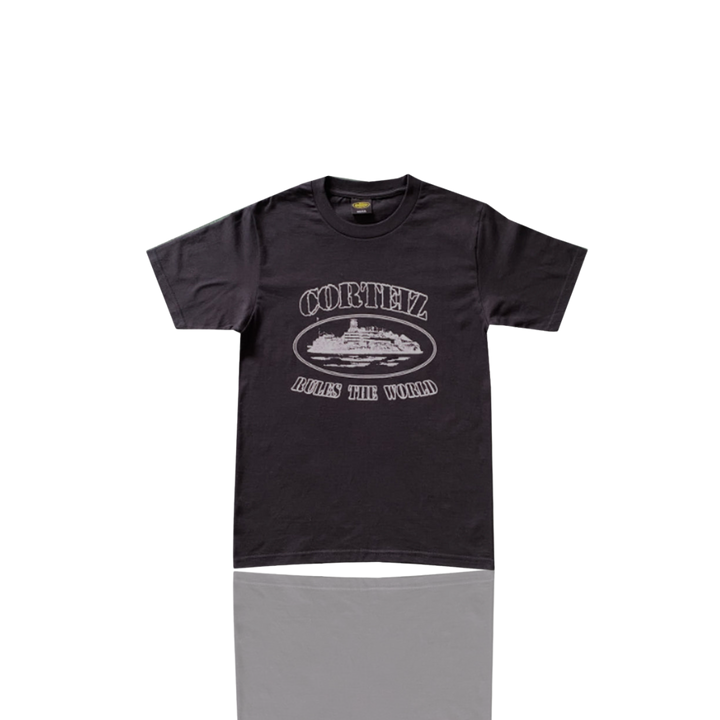 Corteiz BLACK & WHITE RTW ALCATRAZ T SHIRT