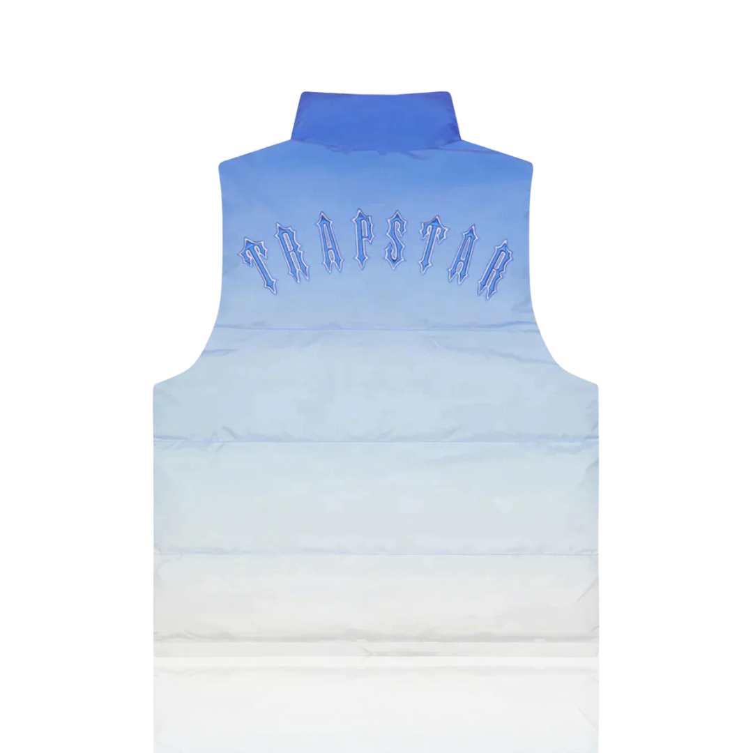 Trapstar Ice Blue Gradient Irongate T-Badge Gilet