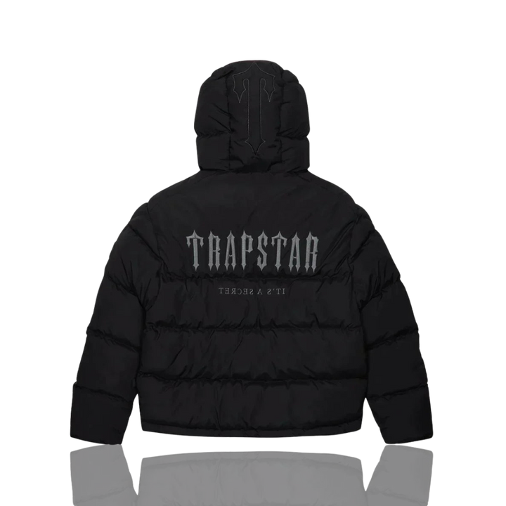 Trapstar Black Decoded 2.0 Hooded Puffer