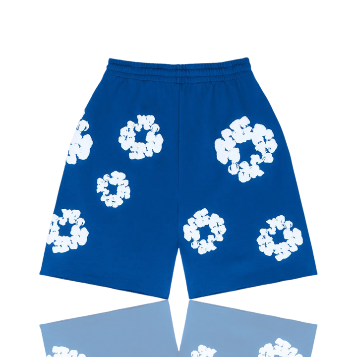 Denim Tears Blue ‘The Cotton Wreath’ Shorts