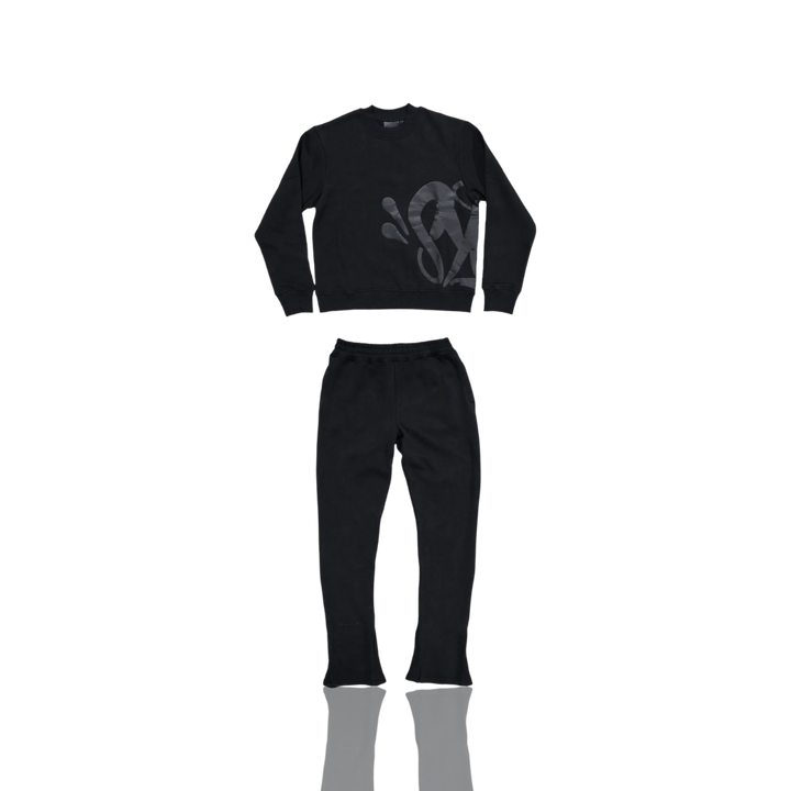 Black Syna OG Crew Tracksuit