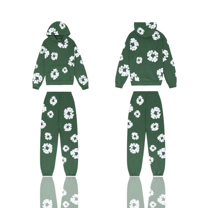 Denim Tears Green ‘The Cotton Wreath’ Tracksuit
