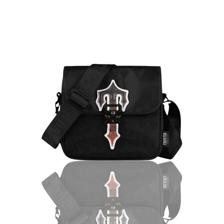 Trapstar BLACK & RED GRADIENT IRONGATE MESSENGER BAG 1.0