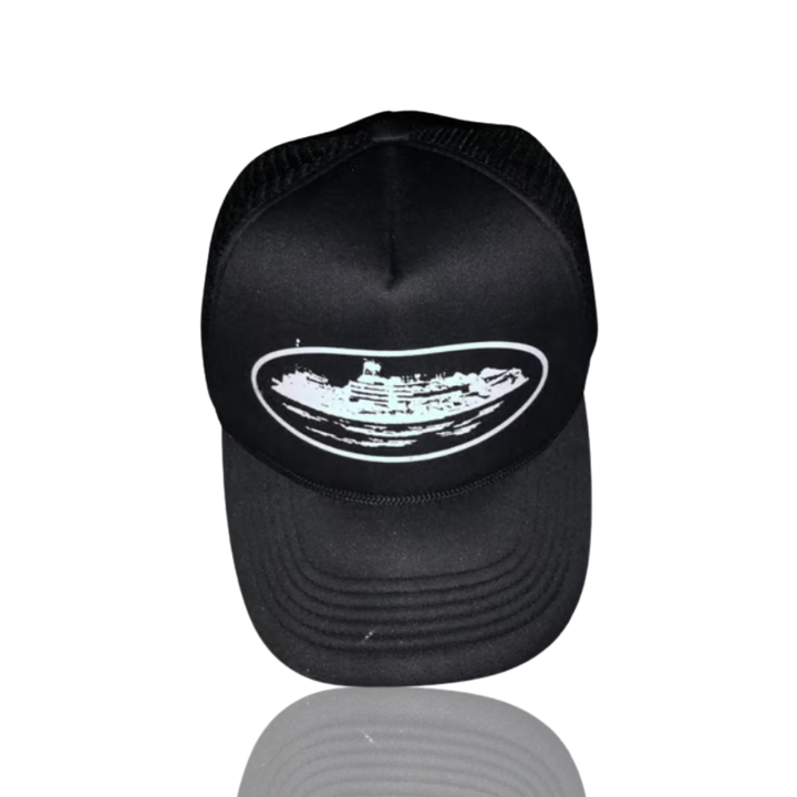 Corteiz Black Alcatraz Hat