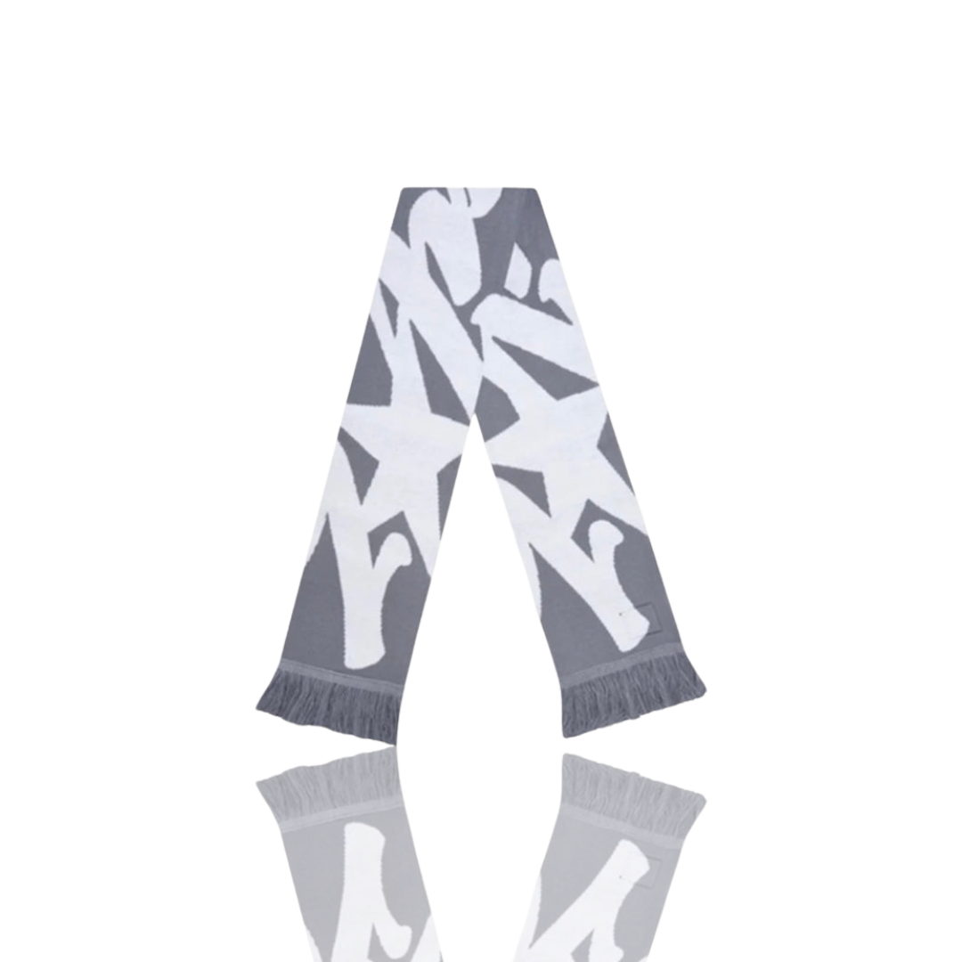 Corteiz GREY & WHITE RTW ALLSTARZ SCARF